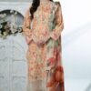Orange Color Premium Lawn Pakistani Suits