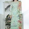 Sea Green Color Embroidered Lawn Pakistani Dresses