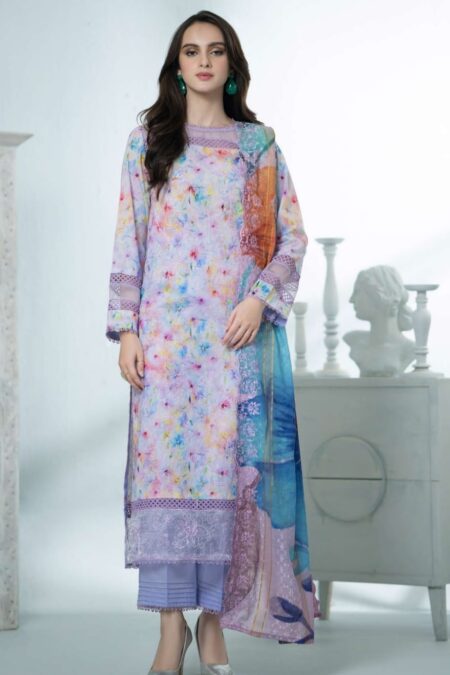 Embroidered Floral Pakistani Suit - D11