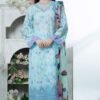 Sea Green Color Embroidered Lawn Pakistani Suits