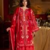 Red & Bolds Lawn Pakistani Suits Online - D01