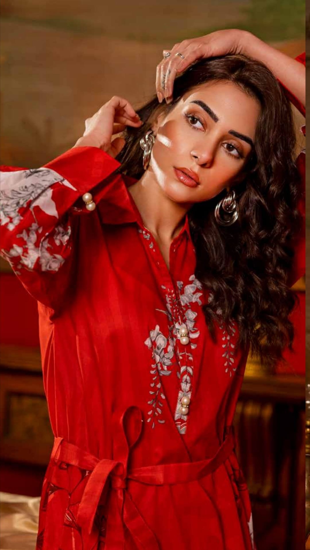 2 Pc Digital Printed Lawn Suit - D02 - Image 3