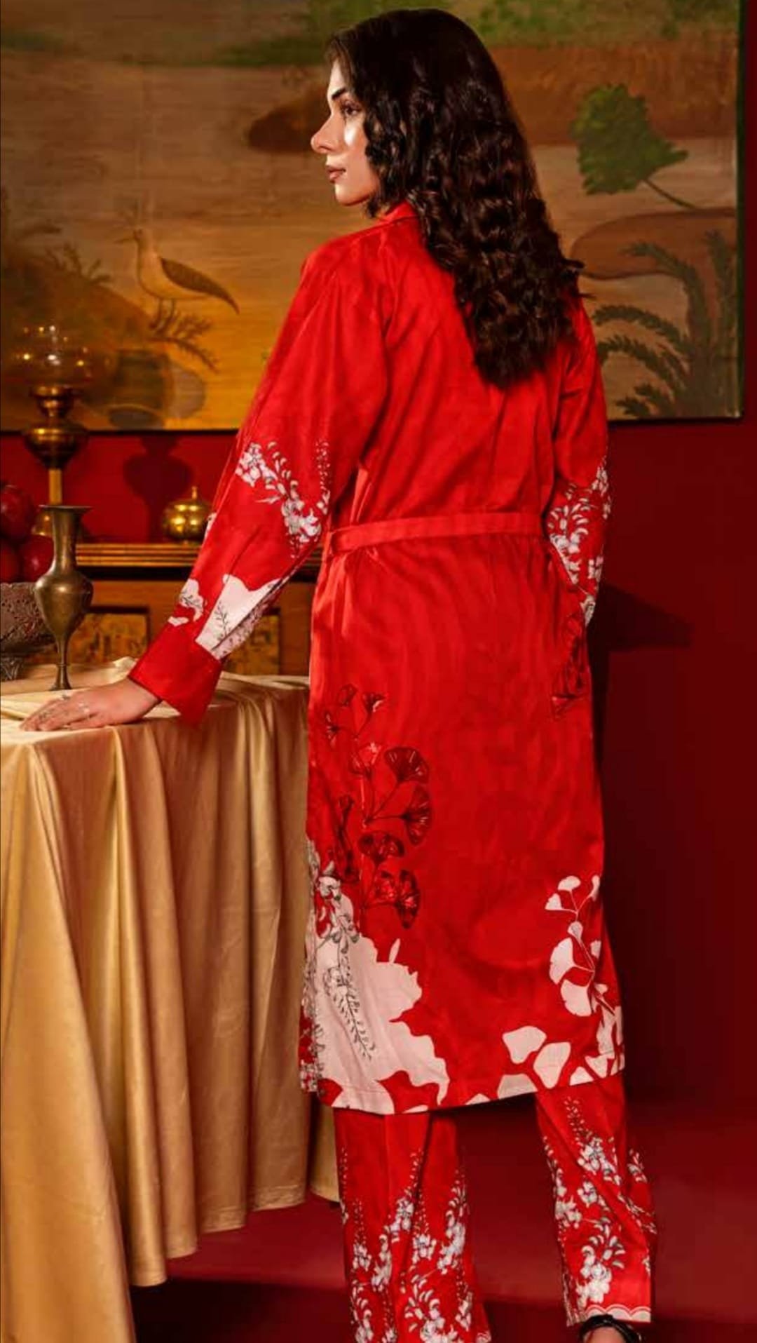 2 Pc Digital Printed Lawn Suit - D02 - Image 2