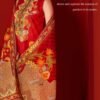 Red & Bolds Lawn Pakistani Suits Online - D04