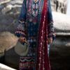 Blue Color Embroidered Unstitched Pakistani Salwar Kameez