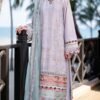 Light Purple Embroidered Unstitched Pakistani Suits