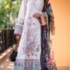 Off White Embroidered Unstitched Pakistani Suits