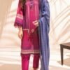 Maroon Color Printed Lawn Pakistani Dresses