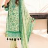 Off White Printed Lawn Pakistani Salwar Kameez