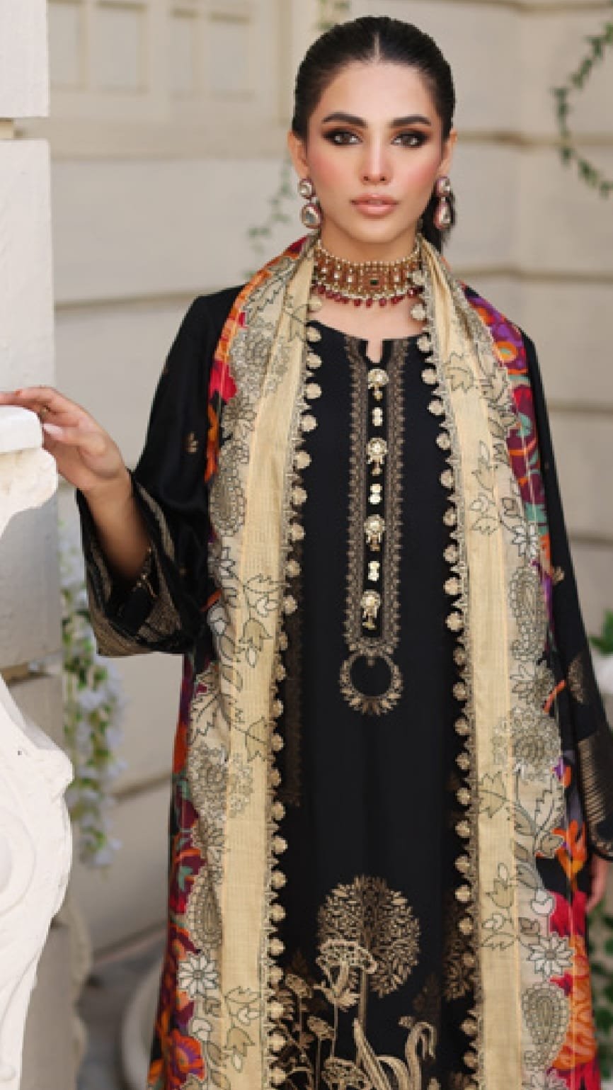 Luxury Embroidered Staple Jacquard - D02 - Image 4