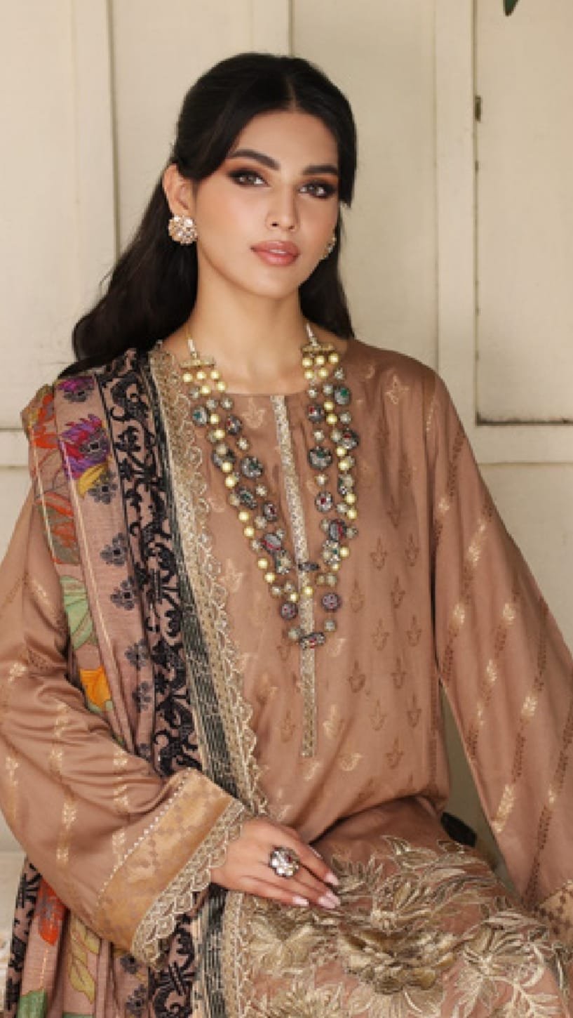 Luxury Embroidered Staple Jacquard - D03 - Image 3