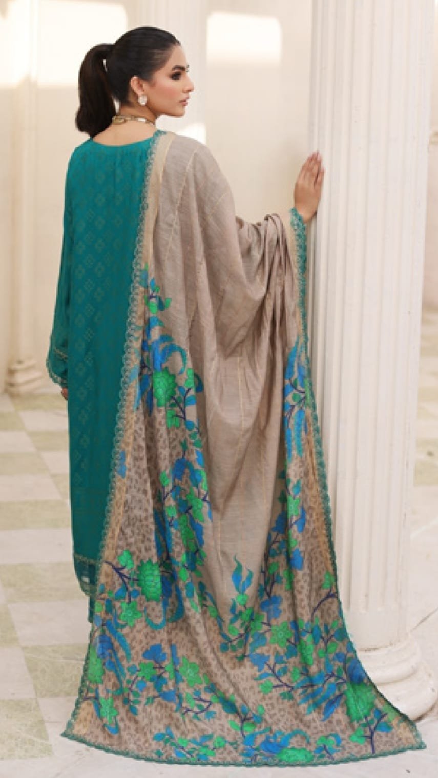 Luxury Embroidered Staple Jacquard - D06 - Image 2