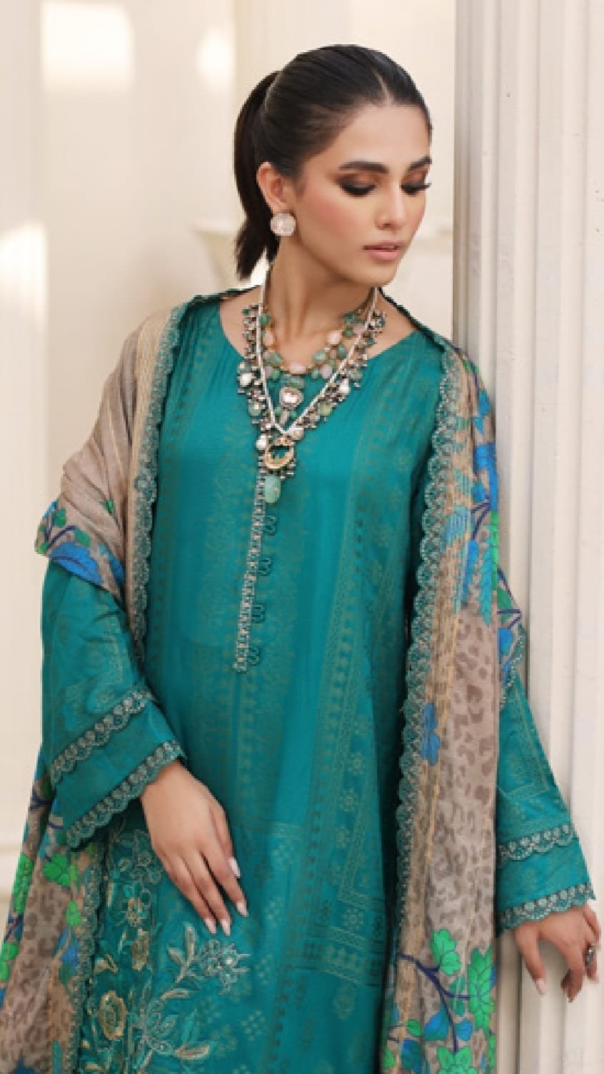 Luxury Embroidered Staple Jacquard - D06 - Image 3