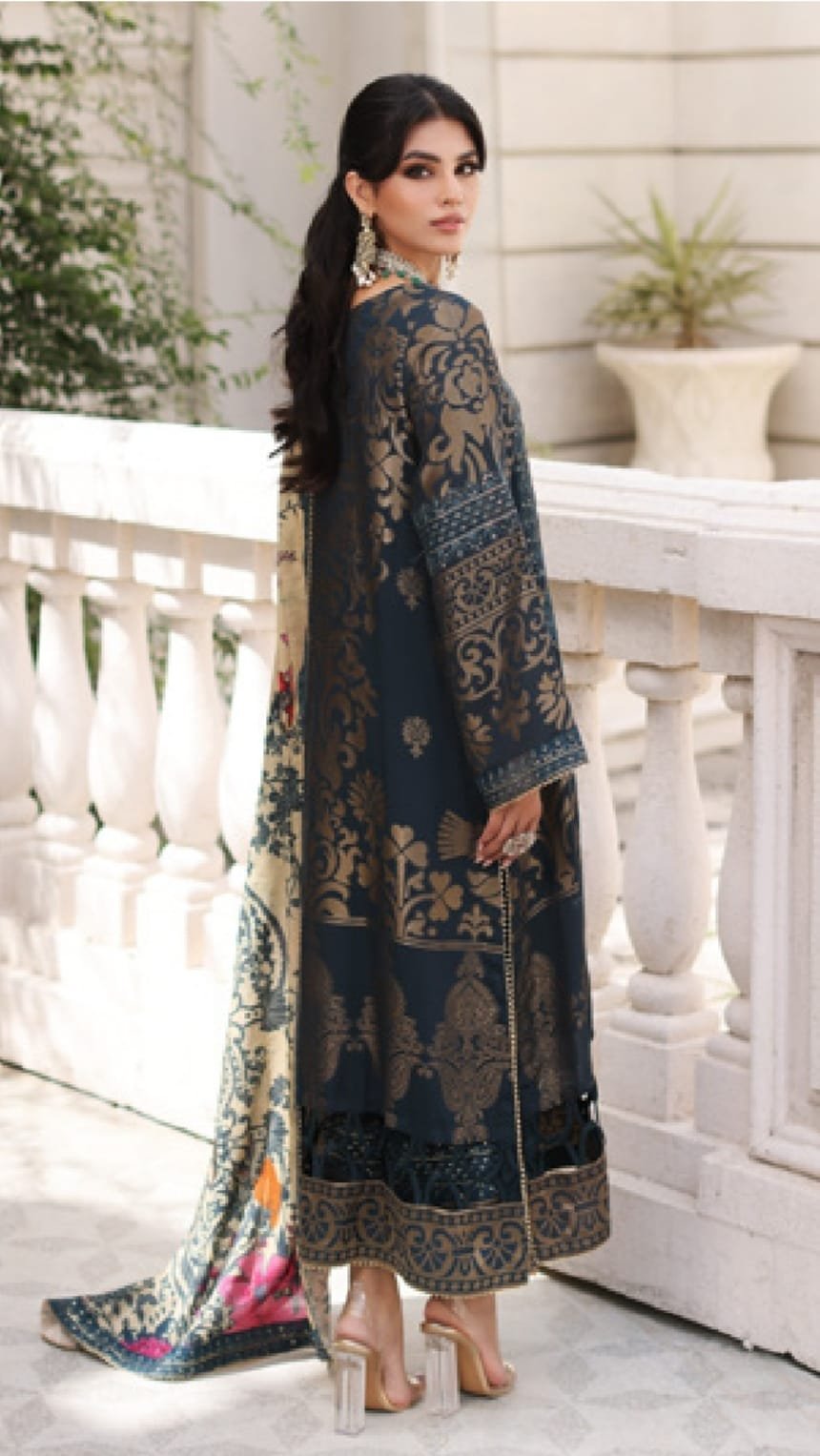 Luxury Embroidered Staple Jacquard - D07 - Image 2