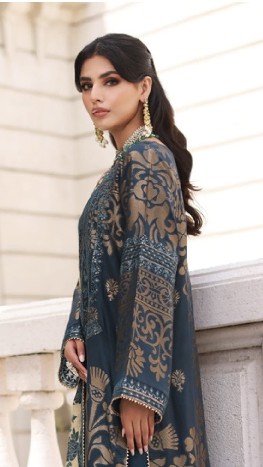Luxury Embroidered Staple Jacquard - D07 - Image 4