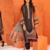Black Color Embroidered Unstitched Pakistani Dresses