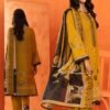 Mustard Color Embroidered Unstitched Pakistani Dresses