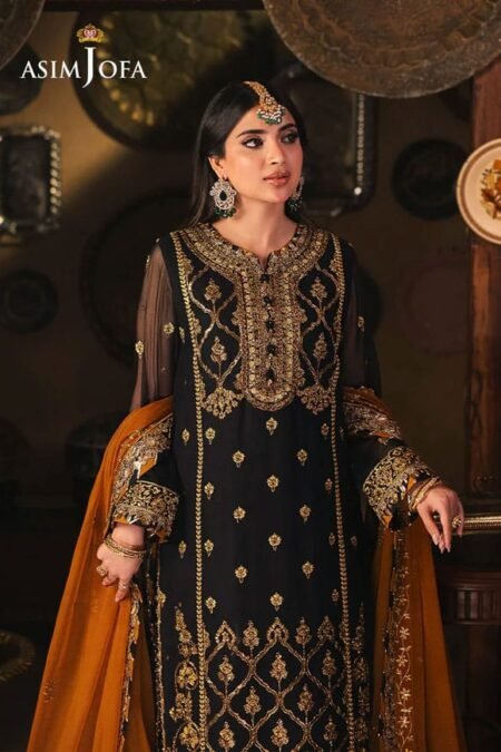 chiffon pakistani wedding suits