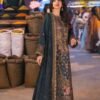 dark grey color embroidered twisted silk pakistani diwali suits
