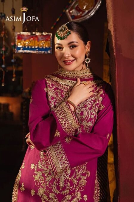 Light Purple Color Embroidered Twisted Silk Pakistani Suit