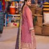 Magenta Color Embroidered Twisted Silk Pakistani Wedding Suits