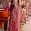 Pink Color Embroidered Net Pakistani Wedding Suits