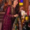 Purple Color Embroidered Chiffon Pakistani Salwar Suit