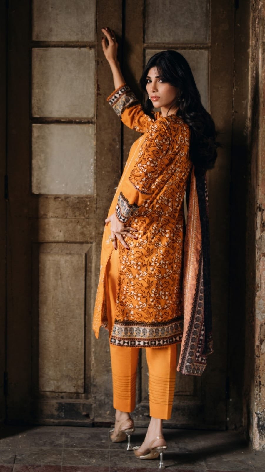 Salina Cutwork Embroidered Lawn 2025 - D02 - Image 2