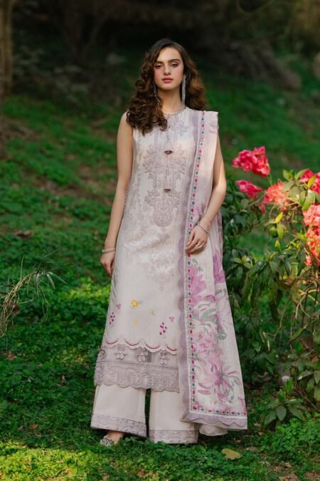 Saad Sheikh Luxury Embroidered Lawn Suit - 07