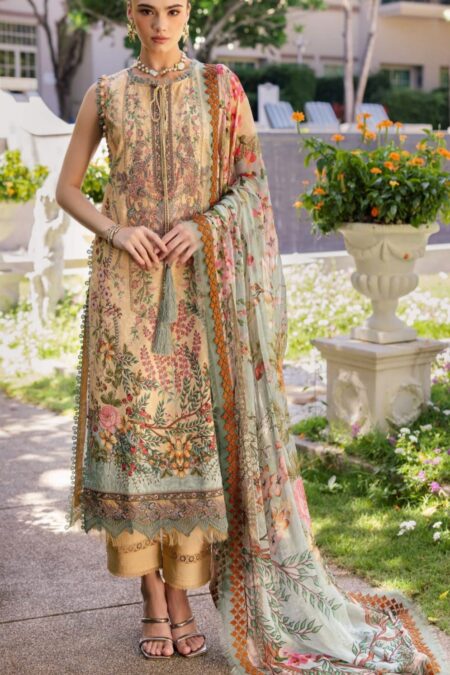 Embroidered Floral Pakistani Suit - 05