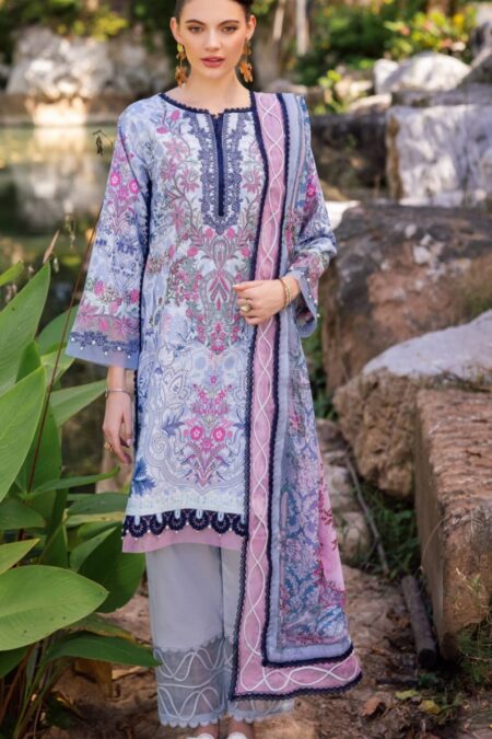 Embroidered Floral Pakistani Suit - 06
