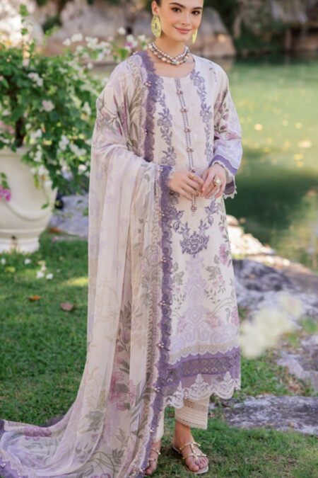 Embroidered Floral Pakistani Suit - 09