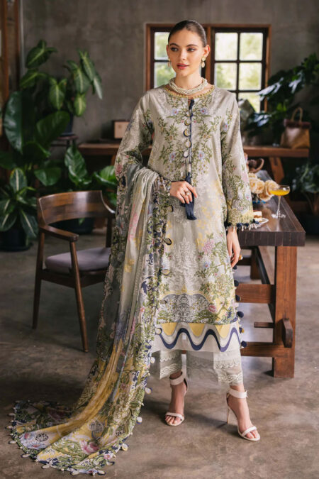 Jade Unstitched Printed Lawn Suit - D01