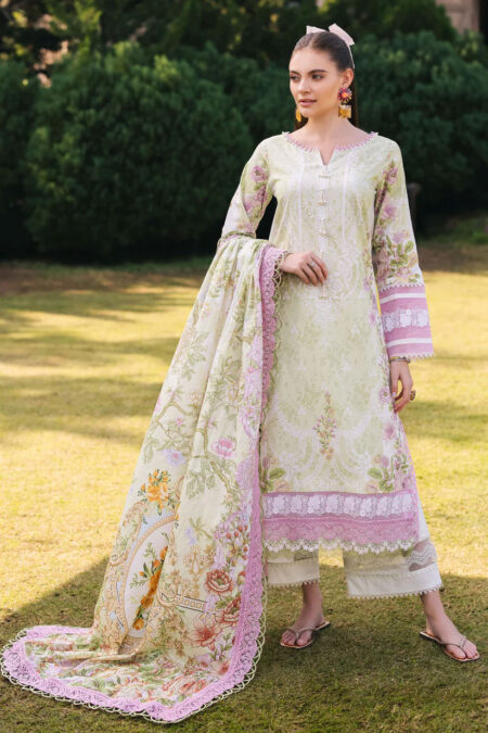 Jade Unstitched Printed Lawn Suit - D02