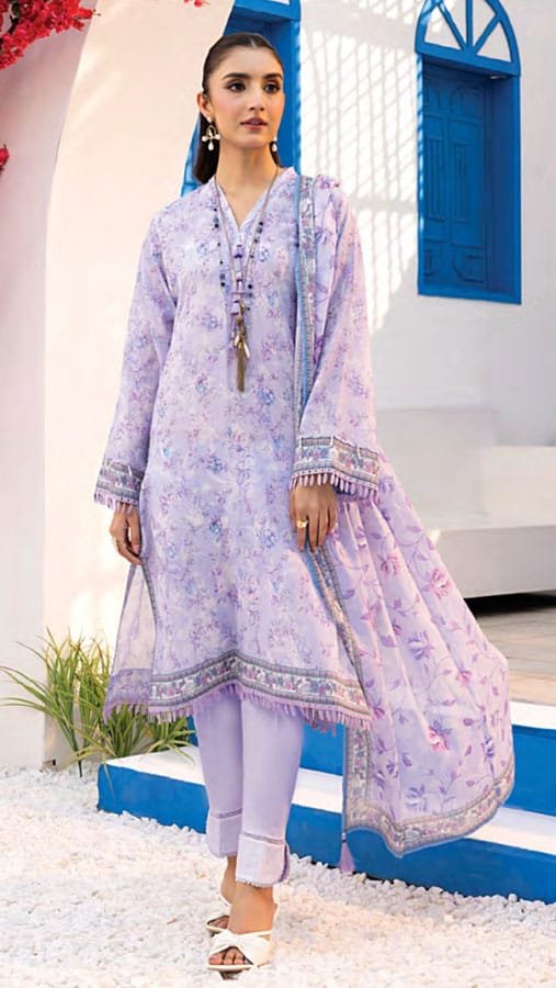 Lakhany Printed Lawn Suits - D01