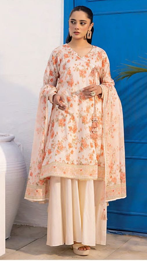 Lakhany Printed Lawn Suits - D04