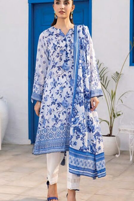 Lakhany Printed Lawn Suits - D07