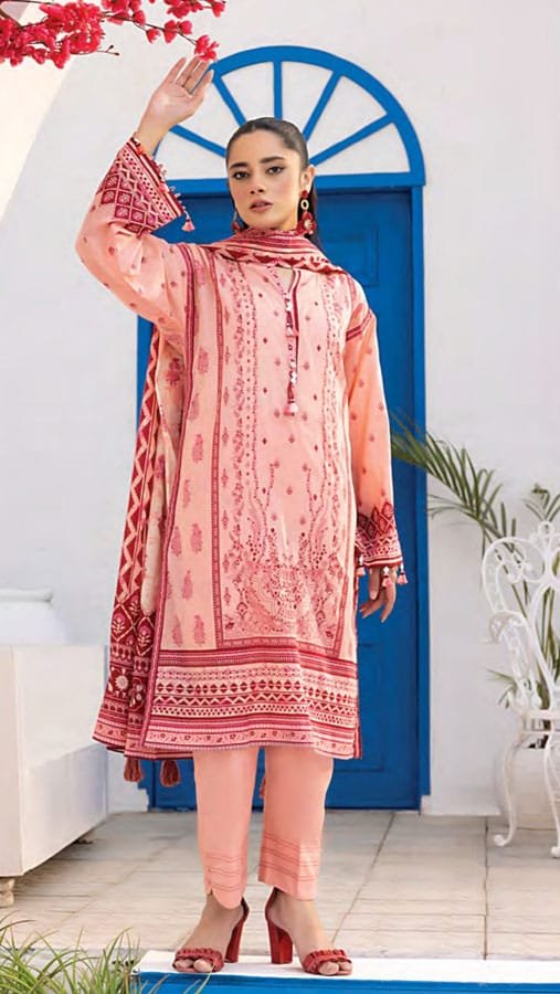 Lakhany Printed Lawn Suits - D08