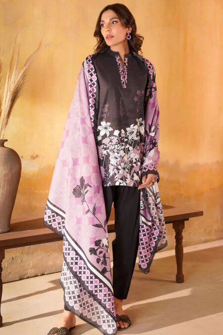 Unstitched Pakistani Cotton Suit - 03
