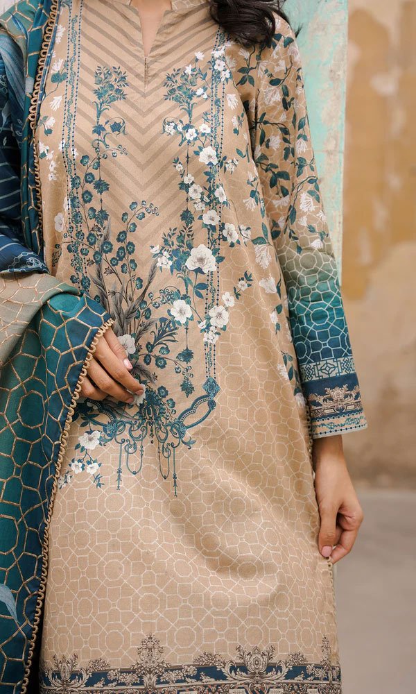 Unstitched Pakistani Cotton Suit - 04 - Image 3