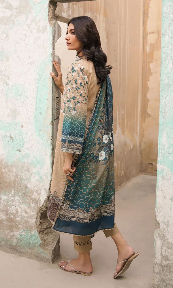 Unstitched Pakistani Cotton Suit - 04 - Image 4