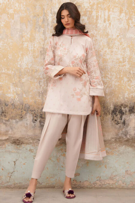 Unstitched Pakistani Cotton Suit - 05