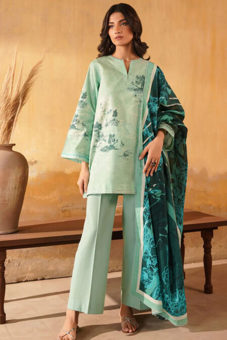 Sahar Unstitched Pakistani Cotton Suit - 06