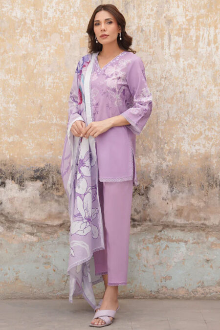 Sahar Unstitched Pakistani Cotton Suit - 07