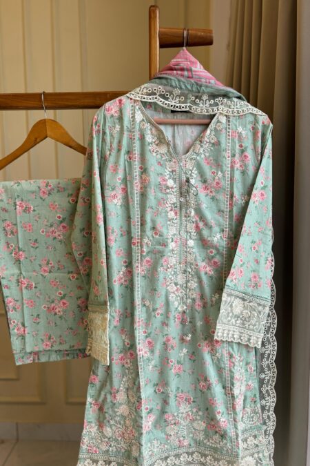 Luxury Embroidered Pakistani Suit - 02
