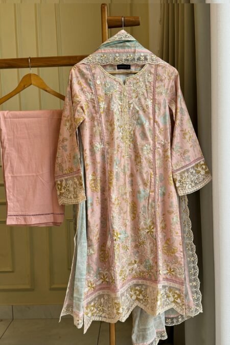 Luxury Embroidered Pakistani Suit - 03