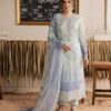 Unstitched Light Blue Color Suit - 001