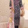 Black Embroidered Printed Salwar Kameez - 05