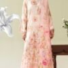 3-Pieces Unstitched Orange Salwar and Shirt with Dupatta - SS008