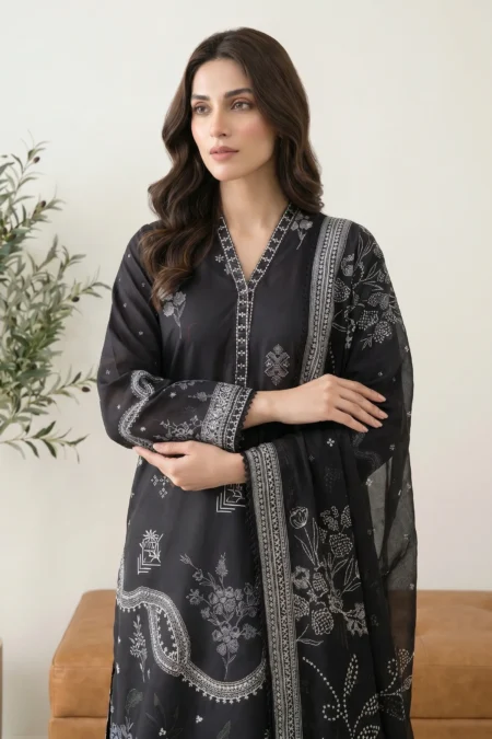 black lawn suit